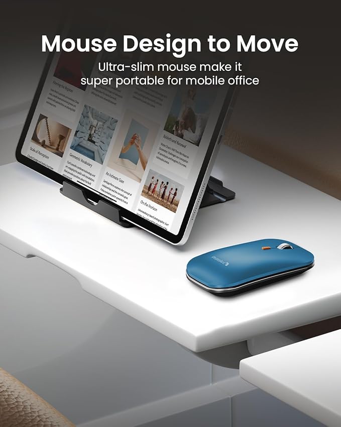 ProtoArc Foldable Keyboard and Mouse, XKM01 True Full-Size Folding Wireless - Image 5