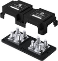 400A Bus Bar 8 M10 Terminal Studs Modular Design Tin Plated Copper Distribution by AMOMD