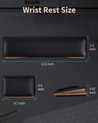 ASFSKY Keyboard and Mouse Wrist Rest Set - Image 2