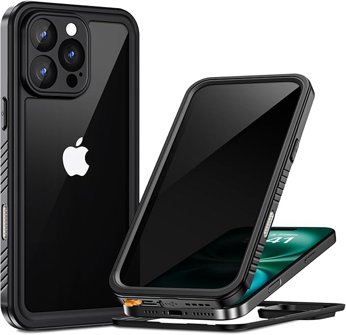 Lanhiem for iPhone 16 Pro Privacy Case, Waterproof Dustproof Shockproof Cover by LanhiemHome