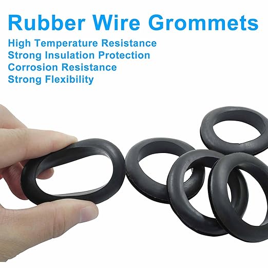 12 Pcs Rubber Grommets, 1-9/16" Inside Diameter 1-3/4" Drill Hole Rubber Wire - Image 3