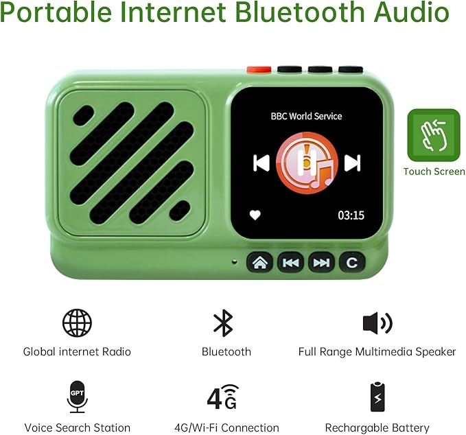 Choyong Voyager Bluetooth Speaker Wireless Internet Radio - Image 2
