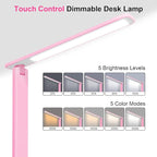 White crown LED Desk Lamp Dimmable Table Lamp Reading Lamp - Image 2