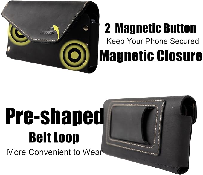 Topstache Leather Phone Holster - Image 4