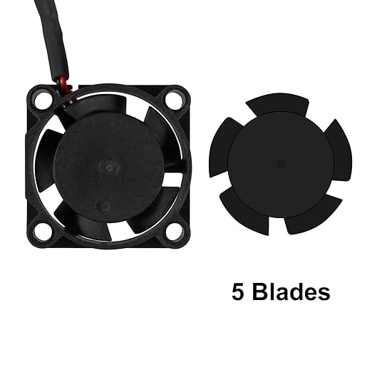 UMLIFE 4pcs USB 5V DC Fan 2510 Small 2 pin Cooling Cooler Computer 25mm X 10mm - Image 4