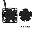 UMLIFE 4pcs USB 5V DC Fan 2510 Small 2 pin Cooling Cooler Computer 25mm X 10mm - Image 4