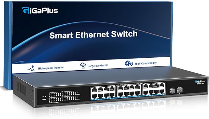26 Port 2.5Gb Unmanaged Ethernet Switch by GiGaPlus
