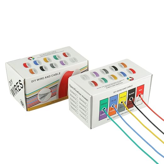 BOJACK 18 AWG Flexible Silicone Wire Electric Wire Hook up Wire Kit 300V Cables - Image 4