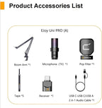 COMICA Wireless USB Microphone for Computer and Smartphone, 48kHz/24bit RGB - Image 2