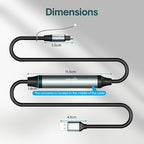 Adoreen Unidirectional USB A 2.0 to Toslink Digital Optical Audio Cable 6 Ft - Image 4