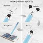 Stylus Pens for Touch Screens 12 Pack Linfanc Stylus Pen for iPad High - Image 6