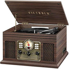 Victrola The Quincy 6-in-1 Bluetooth Record Player & Multimedia Center by Victrola