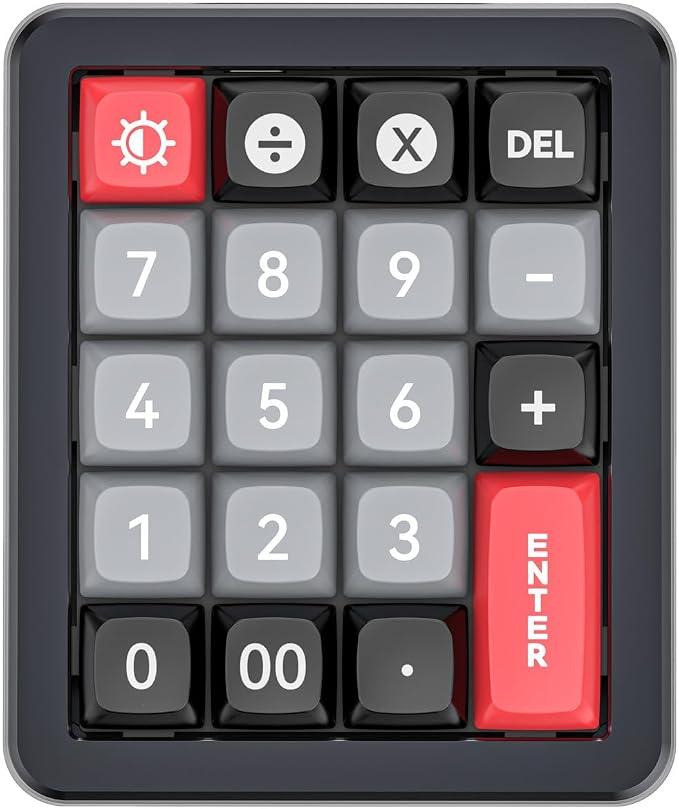 Adventurers K812 Wired Mechanical Numeric Keypad, 19-Key Hot-Swappable RGB - Image 8