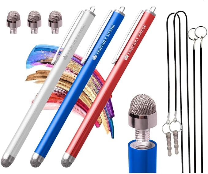 The Friendly Swede Mesh Tip Stylus Pen by TheFriendlySwede