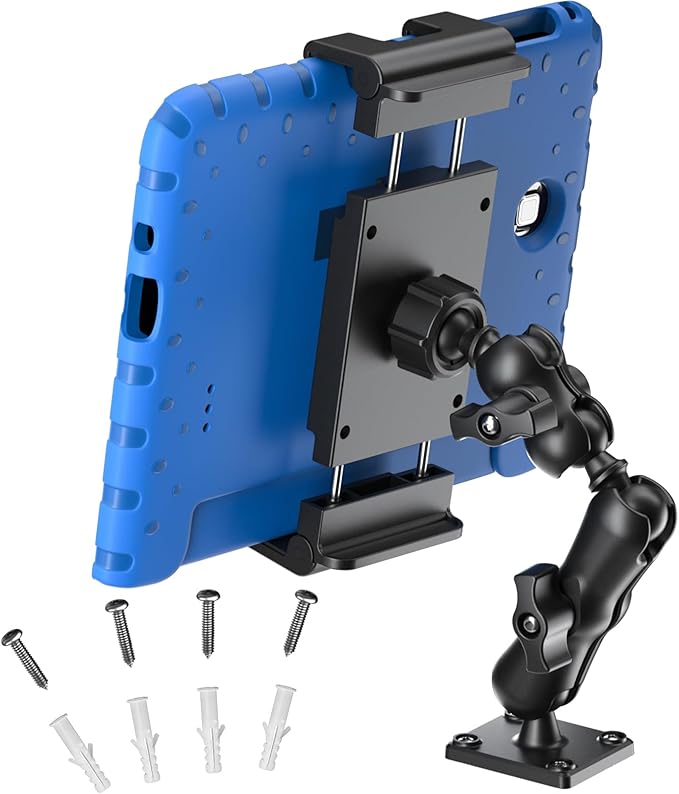 PLDHPRO Tablet Mount for Truck, Heavy Duty Drill Base Tablet Holder for Car by Pldhpro