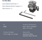 SmallRig HawkLock H21 Quick Release Monitor Mount - Image 9