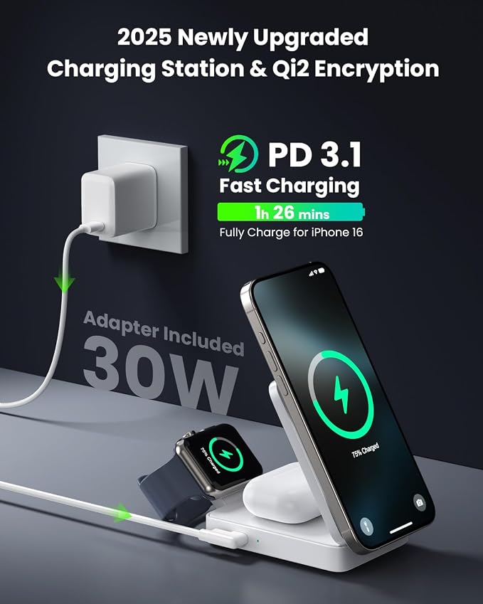 3-in-1 Wireless Charger Charging Station - Image 4