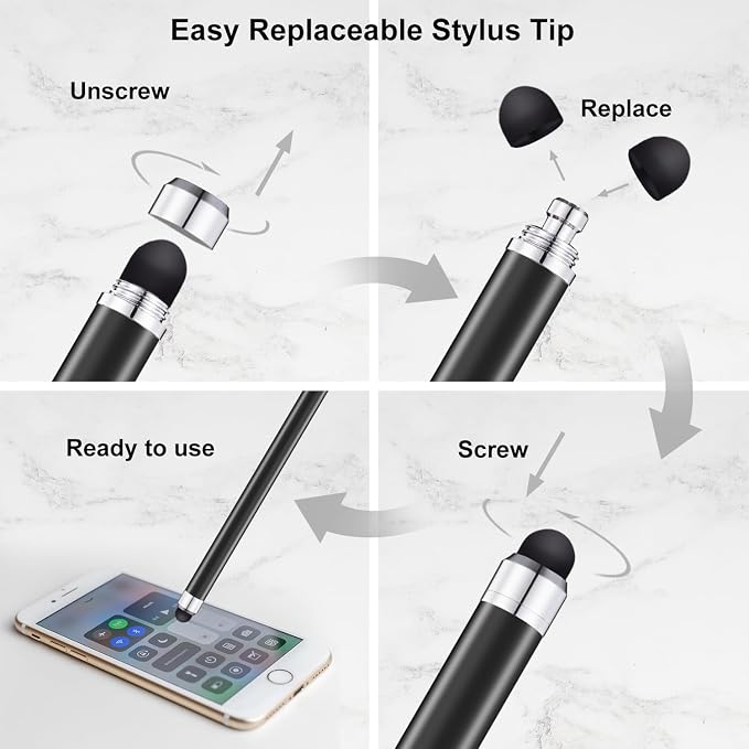 Stylus Pens for Touch Screens 12 Pack Linfanc Stylus Pen for iPad High - Image 3