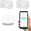 YoLink Smart Energy Plug 15A, 2 Pack, LoRa Control up to 1/4 Mile, High-Power by YoLink