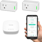 YoLink Smart Energy Plug 15A, 2 Pack, LoRa Control up to 1/4 Mile, High-Power by YoLink
