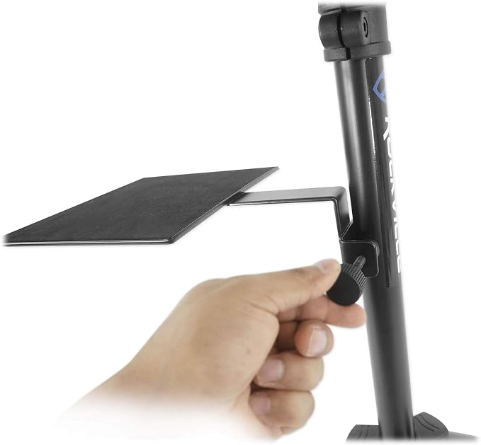 Rockville RLS68 Dual-Tray Laptop/Tablet Stand, Adjustable Height, - Image 4