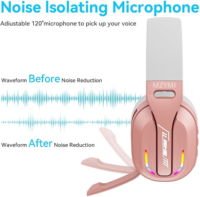 2.4GHz Wireless Gaming Headset for PC, Switch - Image 4