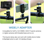 PULUZ Camera Handlebar Mount for Gopro Bike Motorcycle Mount, Aluminum Bicycle - Image 2