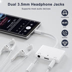 Headphone Adapter for iPad, Headphone Splitter for 2 Headphones, 3 in 1 USB C - Image 4