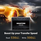 Gigastone SATA SSD 512GB 2.5 inch SSD 530MB/s Upgrade Laptop PC Memory and - Image 2