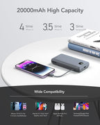 Portable Charger Power Bank 20000mAh, VRURC 22.5W Fast Charging Power Bank - Image 7