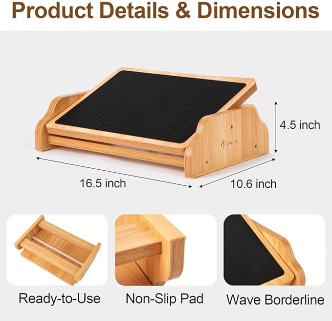 StrongTek Ergonomic Rocking Foot Rest - Image 3