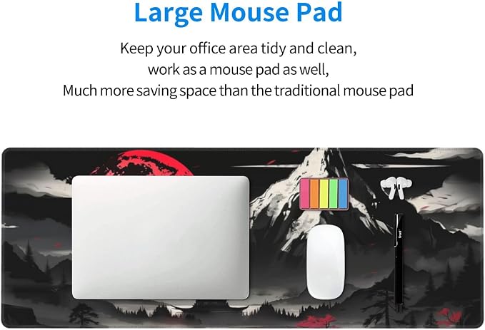 Extended Gaming Mouse Pad, Large Desk Mat XL Anime Mouse Pad Waterproof - Image 6