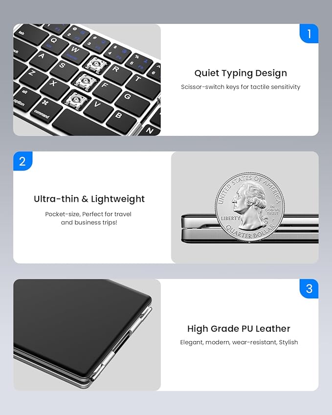 Samsers Foldable Bluetooth Keyboard - Image 6