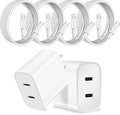 Fast iPhone Charger, Dual Port USB C iPhone Charger Fast Charging Block by SpeedScope
