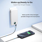Portable Charger with Built-in Cables and AC Wall Plug 13800mAh, LCD Display - Image 6