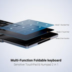 iClever Foldable Bluetooth Keyboard, BK18 Foldable Keyboard - Image 3