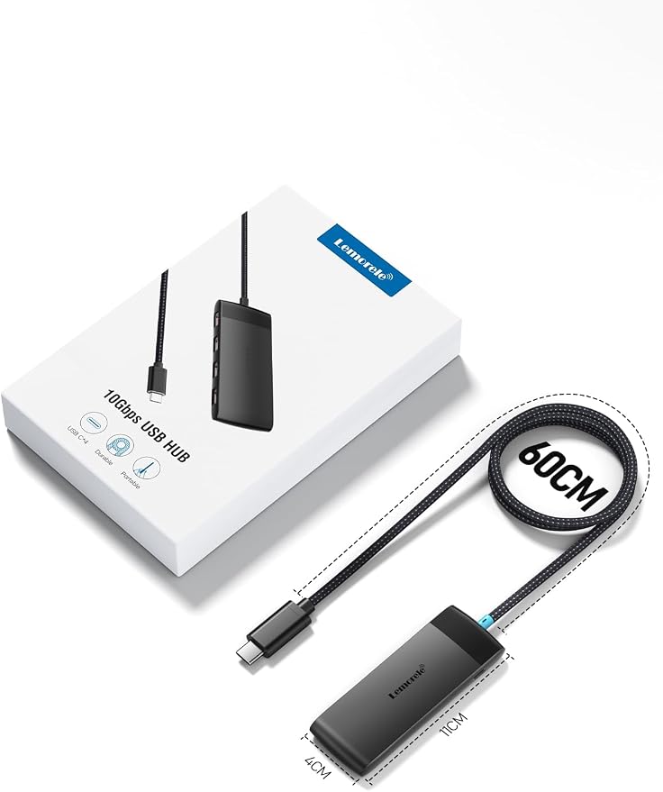 10Gbps USB C Hub, 4 Ports USB3.2 Splitter - Image 4