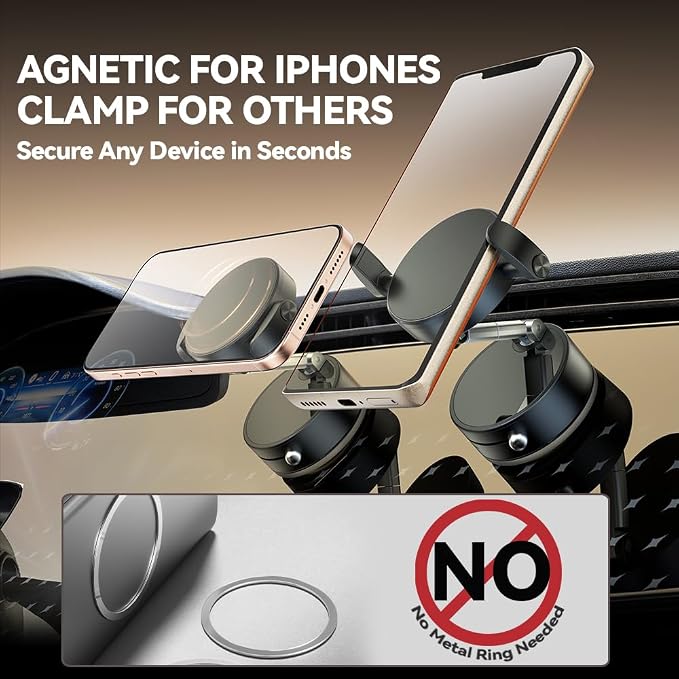 Universal Phone Holder for Car/Dashboard/Desk Adjustable & Foldable Phone Stand - Image 3