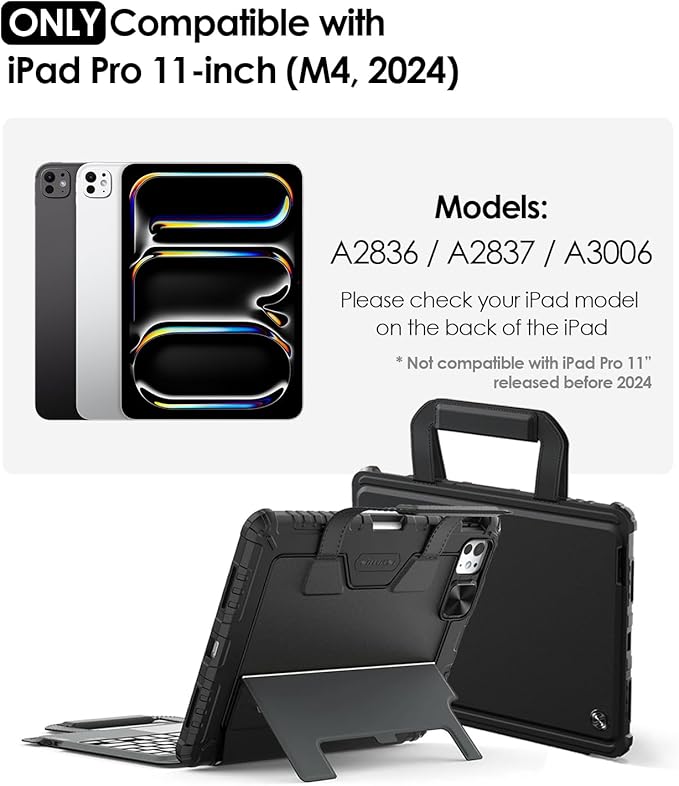 Nillkin Carry Go Keyboard Case for iPad Pro 11 inch 2024 - Image 2