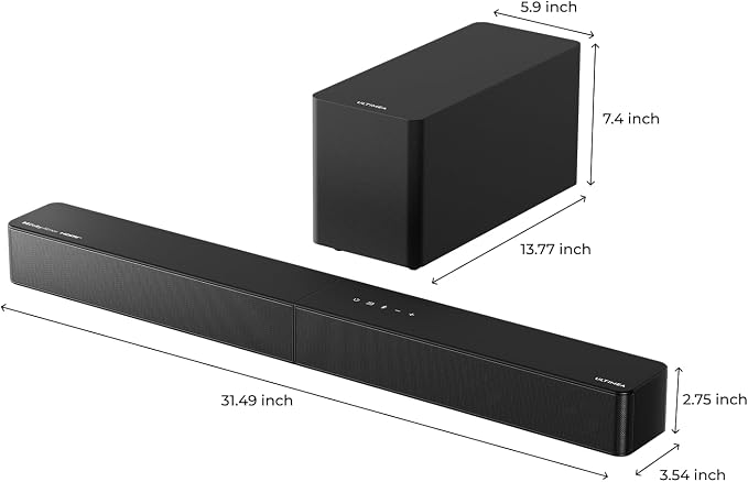 ULTIMEA 5.1CH Surround Sound Bar - Image 9