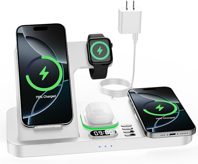 Dual Phone Wireless Charging Station by Feiltik