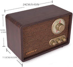 LoopTone FM AM Radio Retro Wood Radio - Image 5