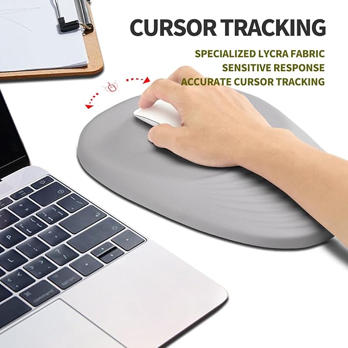 Hokafenle Ergonomic Mouse Pad Wrist Support, Terraced Slope Carpal Tunnel Wrist - Image 5