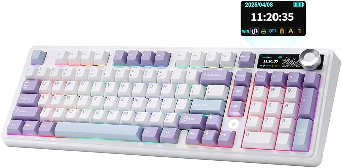 AJAZZ AK980 Mechanical Keyboard, Creamy & Thocky by MIKIBY