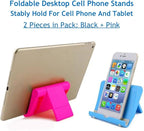 Cell Phone Stand for Desk 2 Pack Mobile Phone Holders Desktop Tablet Stand - Image 2