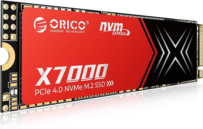 ORICO X7000 1TB NVMe SSD for Gaming, 7100MB/s Read Speed, 17μs Response Time by PioneerDataSolutionPowerYourFuture