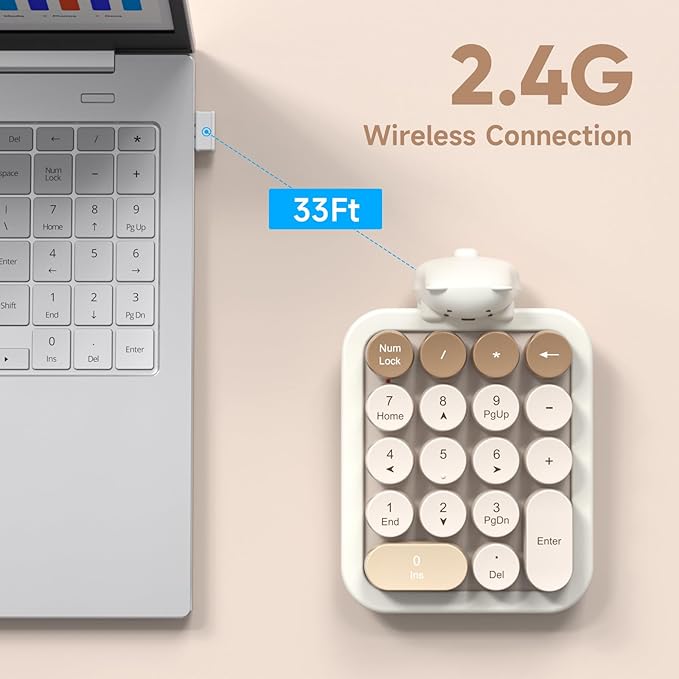 MOFII Wireless Number Pad with Bear - Image 5