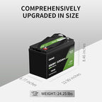 OKMO 12V 100Ah TM LiFePO4 Battery, Lithium Battery 150A BMS, 10 Years Lifetime - Image 5