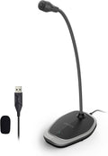 CMTECK USB Computer Microphone, Plug &Play Desktop Omnidirectional Condenser PC by CMTECK