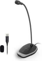 CMTECK USB Computer Microphone, Plug &Play Desktop Omnidirectional Condenser PC by CMTECK